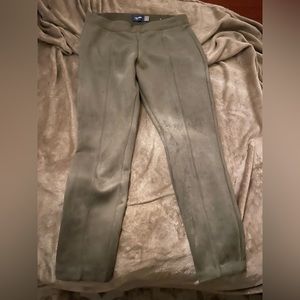 Old Navy Green Suede Legging